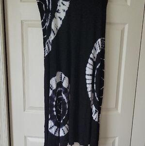 INC International Concepts Black and White One Shoulder Dress